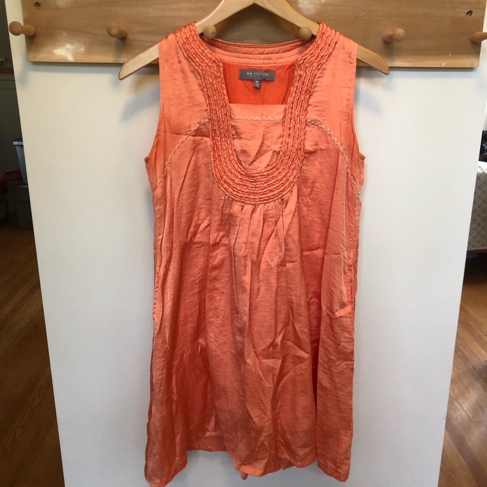 MM Couture by Miss Me Silk Blend Shimmery Sheath Dress